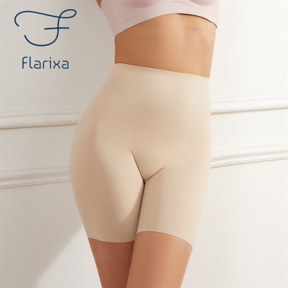 Boyshort Underwear - Flarixa Naadloze Hoge Taille Shorts Slipje