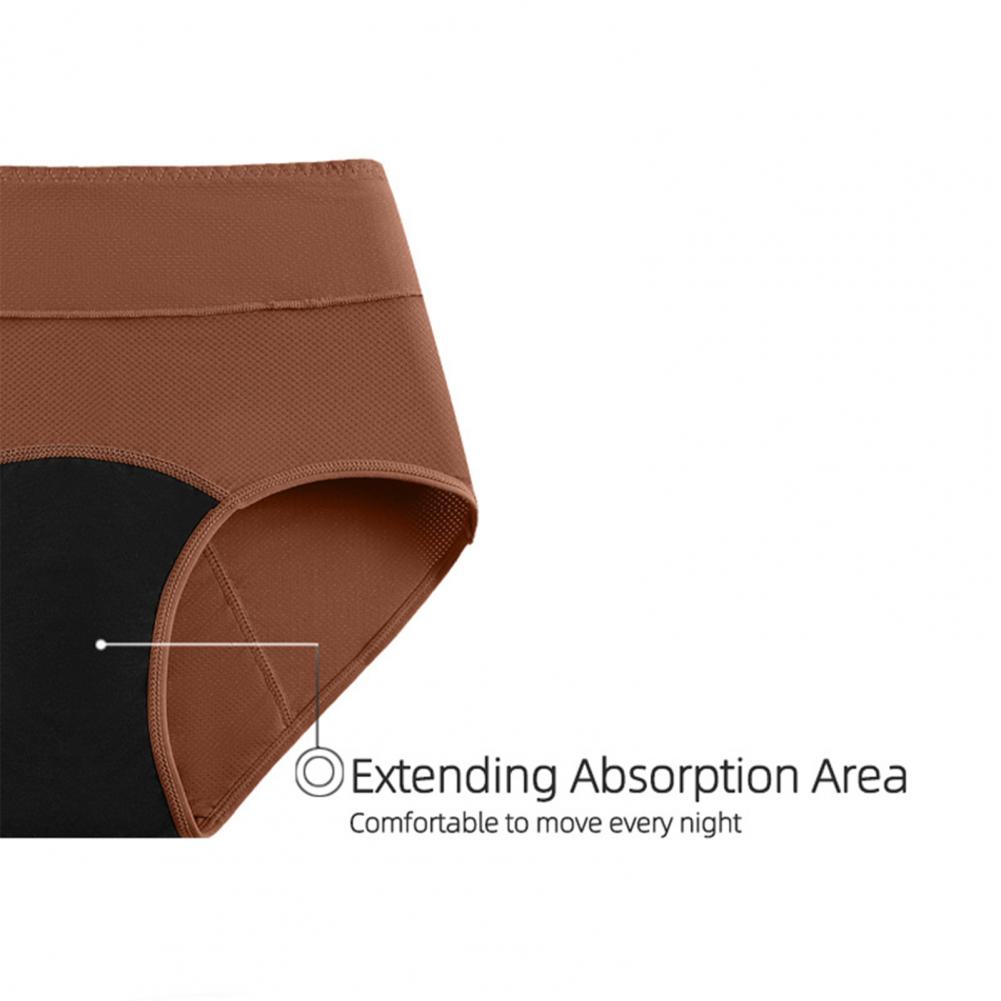 Period Panty Absorbent - Zacht stoffen menstruatieondergoed, absorberend ondergoed voor