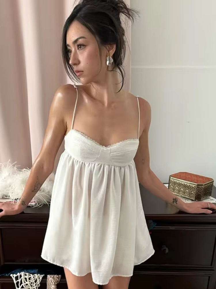 Cami Top Lace - Nibber Klassieke 2-delige set Dames Vouwen