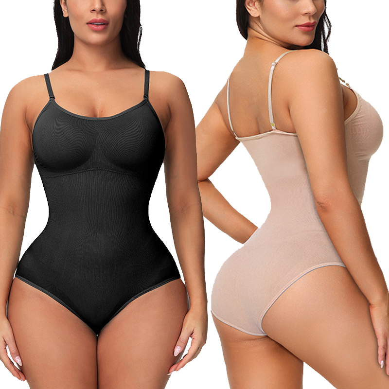 Seamless Underwear Women - Aishang 1-delig naadloze corrigerende bodysuit, buikcontrole,
