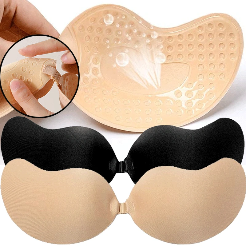 Push Up Bra Padded - Herbruikbare zelfklevende tepelhoedjes A-D cups, siliconen