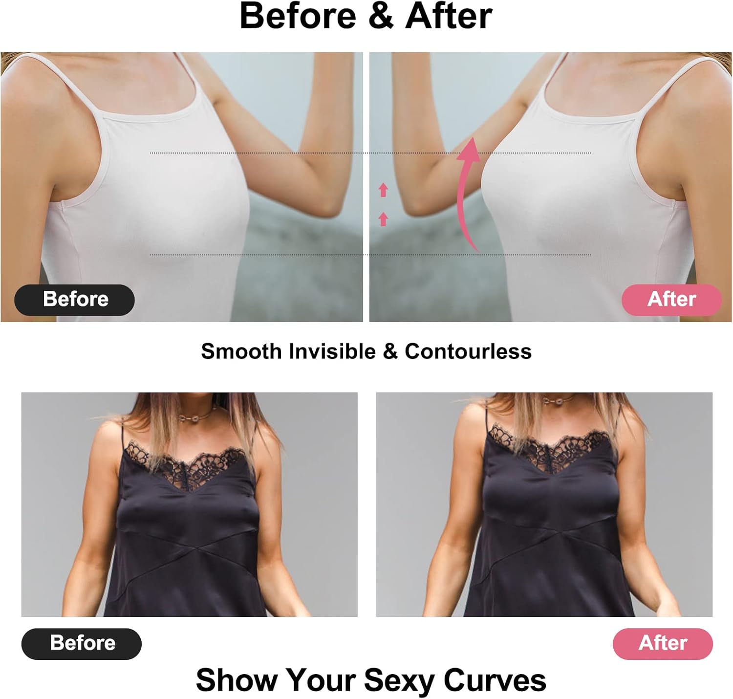 Zelfklevende push-up bh's, onz - Silicone Bra Adhesive recensie en prijs