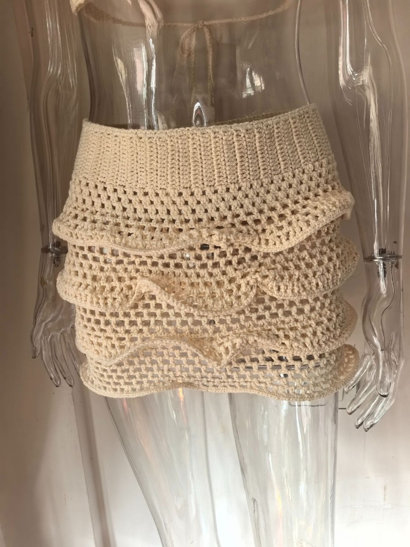 Handgebreide gehaakte ruches s - Cami Top Lace recensie en prijs
