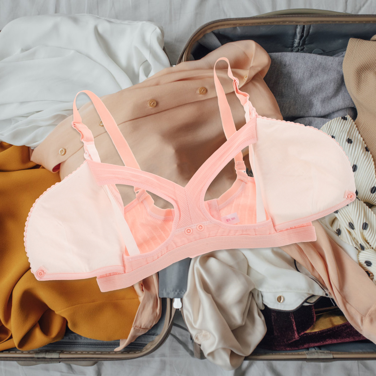 Voedingsbeha Draadloos Roze 38 - Nursing Bra Sleep recensie en prijs