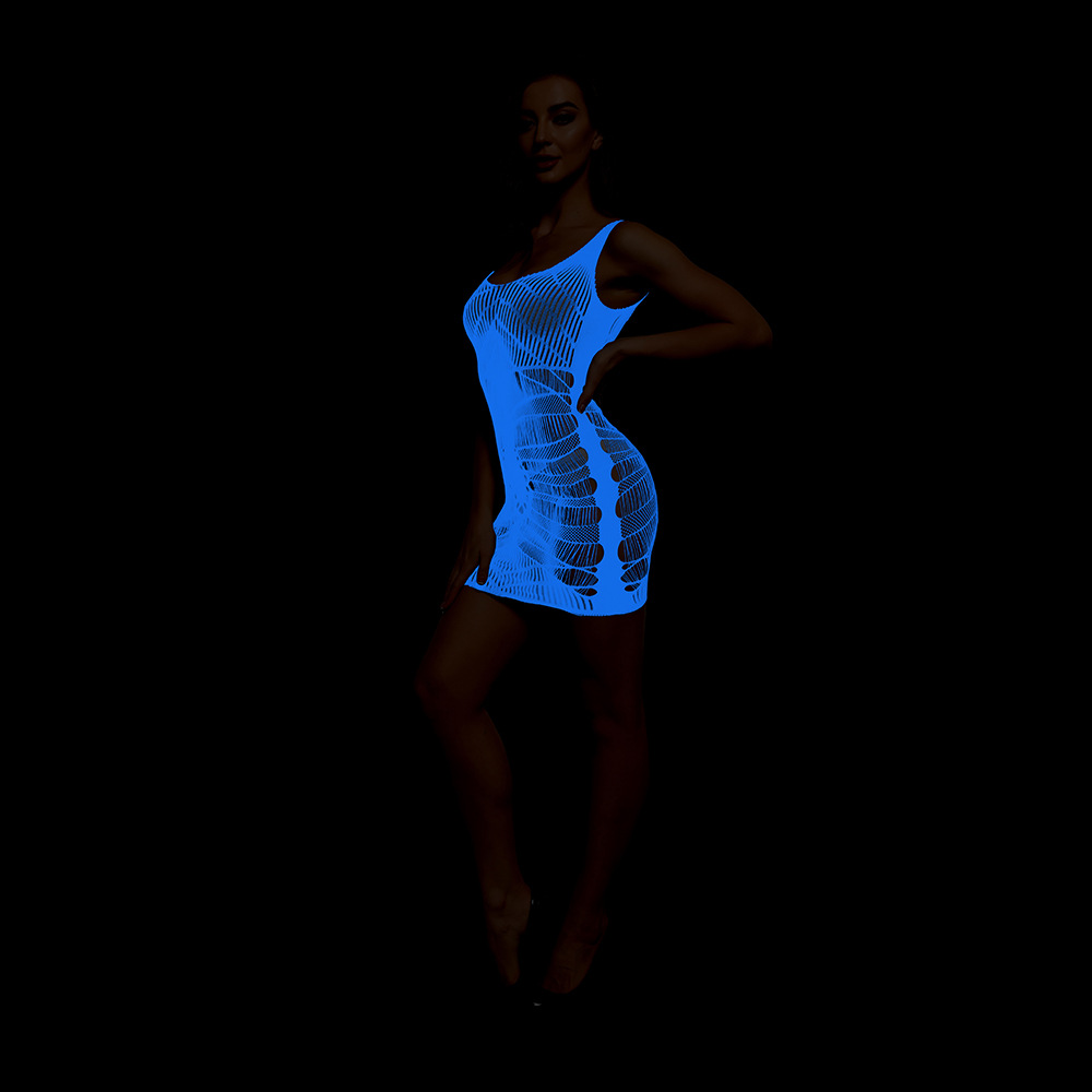 Pole Dance Kleding Lichtgevend - Bodystocking Fishnet recensie en prijs